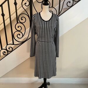 Lane Bryant Houndstooth dress!